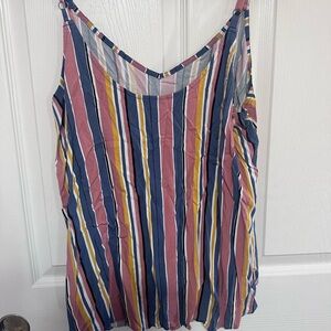 Torrid Multicolor Striped Camisole